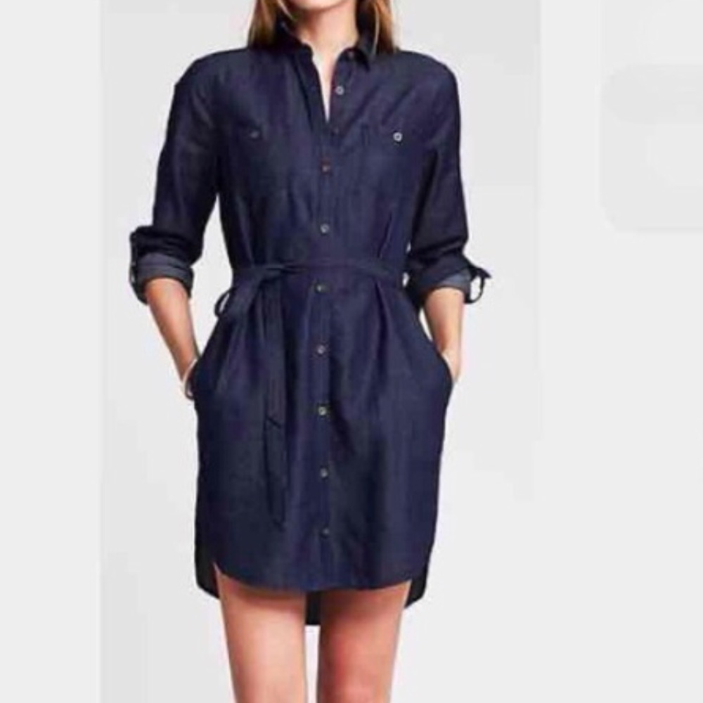 BANANA REPUBLIC DENIM DRESS